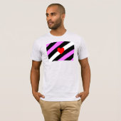 T-shirt Drapeau de fierté de fille de cuir (Devant entier)
