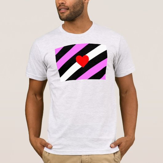 T-shirt Drapeau de fierté de fille de cuir (Devant)