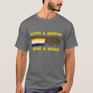 T-shirt Drapeau de fierté de Gay Bear Sauver un cheval mon