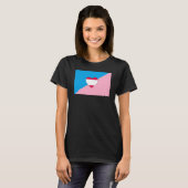 T-shirt Drapeau de fierté de jeu d'âge (Devant entier)