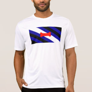 T-shirt Drapeau de fierté de jeu de chiots de SlipperyJoe