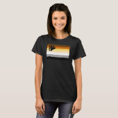 T-shirt Drapeau de fierté de l'ours (Devant entier)