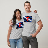 T-shirt Drapeau de fierté de masque (Unisexe)