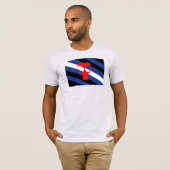 T-shirt Drapeau de fierté de masque (Devant entier)