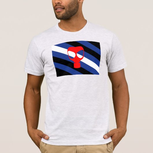 T-shirt Drapeau de fierté de masque (Devant)