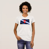 T-shirt Drapeau de fierté de masque (Devant entier)