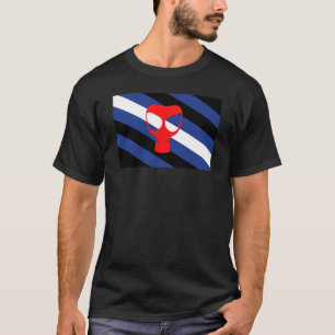 T-shirt Drapeau de fierté de masque