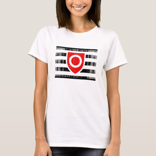 T-SHIRT DRAPEAU DE FIERTE DE PROPRIÉTÉ (Devant)