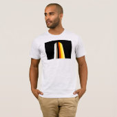 T-shirt Drapeau de fierté des cheveux longs (Devant entier)