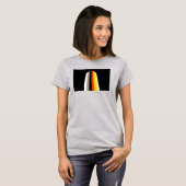 T-shirt Drapeau de fierté des cheveux longs (Devant entier)