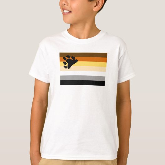 T-shirt Drapeau de fierté des Ours (Devant)