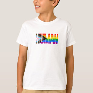 T-shirt Drapeau de fierté d'inclusivité humaine