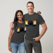 T-shirt Drapeau de fierté d'ours Patte d'ours (Unisexe)