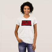 T-shirt Drapeau de fierté du poing (Devant entier)