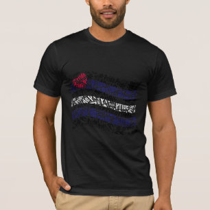 T-shirt Drapeau de fierté en cuir