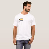 T-shirt Drapeau de fierté gay bear (Devant entier)