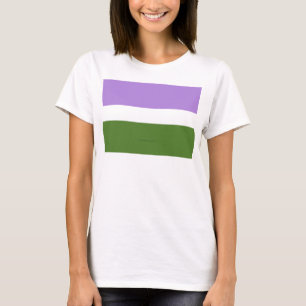 T-shirt Drapeau de fierté genderqueer de SlipperyJoe lavan