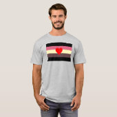 T-shirt Drapeau de fierté grasse (Devant entier)
