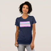 T-shirt Drapeau de fierté intersexe (Devant entier)