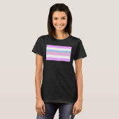 T-shirt Drapeau de fierté intersexe (Devant entier)