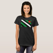 T-shirt Drapeau de fierté Leather Boi (Devant entier)