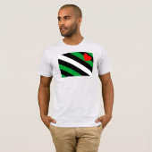 T-shirt Drapeau de fierté Leather Boi (Devant entier)