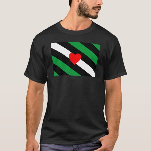 T-shirt Drapeau de fierté Leather Boi (Devant)