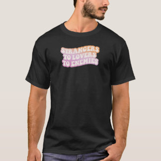 T-shirt Drapeau de fierté lesbienne Étrangers Amants Ennem