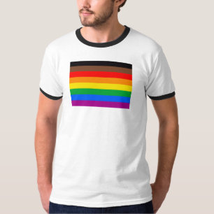 T-shirt Drapeau de fierté LGBTQ (8 bandes)