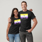 T-shirt Drapeau de fierté non binaire à double esprit (Unisexe)