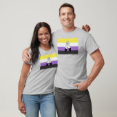 T-shirt Drapeau de fierté non-binaire bispirituel (Unisexe)