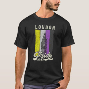 T-shirt Drapeau de fierté non binaire de Big Ben de la Fie