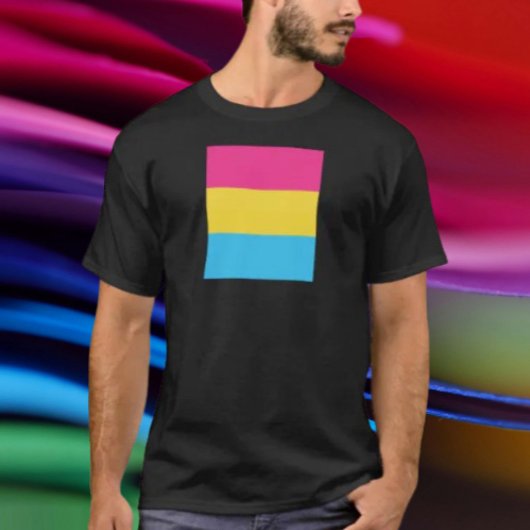 T-shirt Drapeau de fierté pansexuel