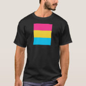 T-shirt Drapeau de fierté pansexuel (Devant)