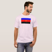 T-shirt Drapeau de fierté polyamoureuse (Devant entier)