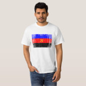 T-shirt Drapeau de fierté polyamoureuse (Devant entier)