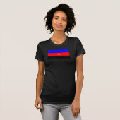 T-shirt Drapeau de fierté polyamoureuse (Devant entier)