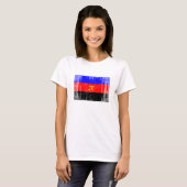 T-shirt Drapeau de fierté polyamoureux (Devant entier)