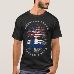 T-shirt Drapeau de Finlande des racines finlandaises de cu