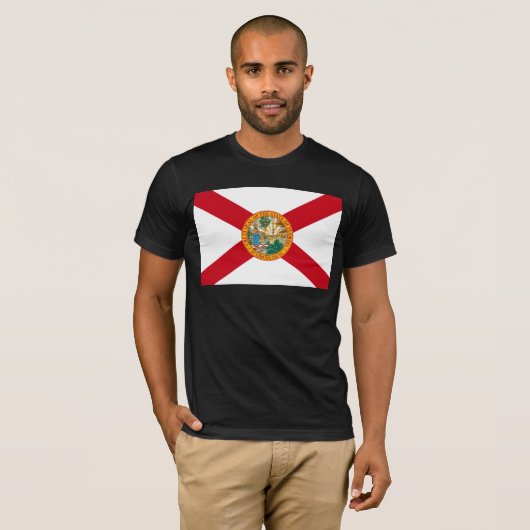 T-shirt Drapeau de Floride : L'état de soleil des Floridie (Devant entier)