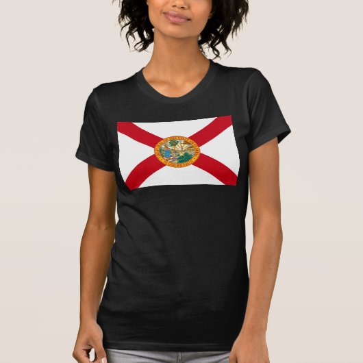 T-shirt Drapeau de Floride : L'état de soleil des Floridie (Devant)