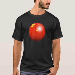 T-shirt Drapeau de football de Chine