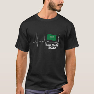 T-shirt Drapeau de football saoudien
