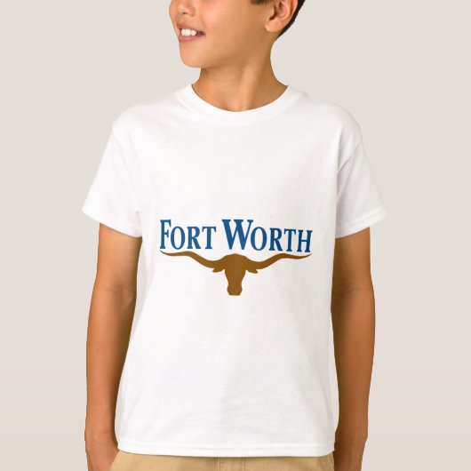 T-shirt Drapeau de Fort Worth (Texas) (Devant)