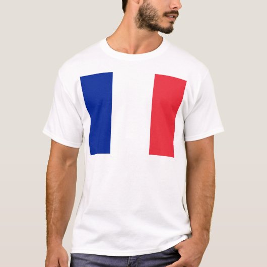T-shirt Drapeau de France (Devant)