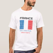 T-shirt Drapeau de France (Devant)