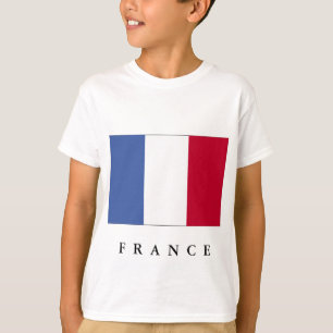 T-shirt Drapeau de France Chemise pour enfants