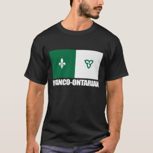 T-shirt Drapeau de Franco-Ontarian