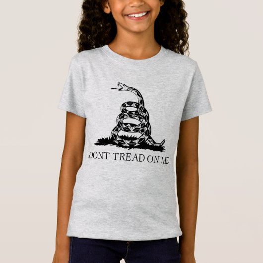 T-Shirt Drapeau de Gadsden à serpent à sonnette : Lutte, R (Devant)