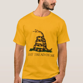 T-shirt Drapeau de Gadsden ne me touche pas Vintage